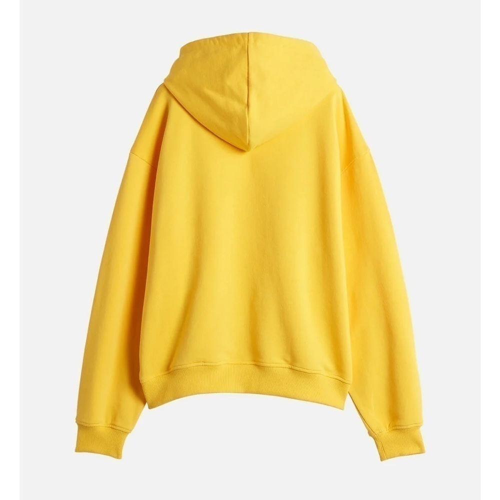 Nina Ricci embroidered logo drawstring hoodie in yellow - XS - Picture 3 of 4